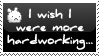 Stamp: Hardworking Wish by starfire-wolf