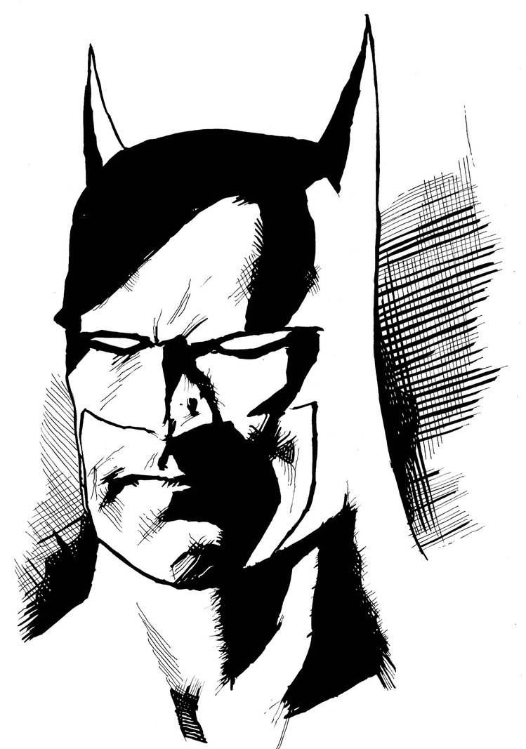 Batman Inking - Comics from Kathmandu by RujanSingh on DeviantArt