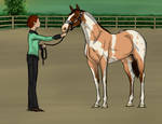Ritzy - TLEC Training Show Halter by TimberLakeLaneEC