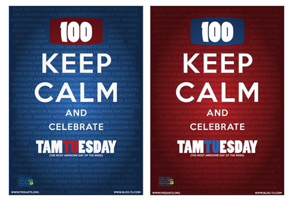 Keep Calm and Celebrate TamTUesday!