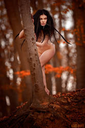 in the woods with tanja by Hart-Worx