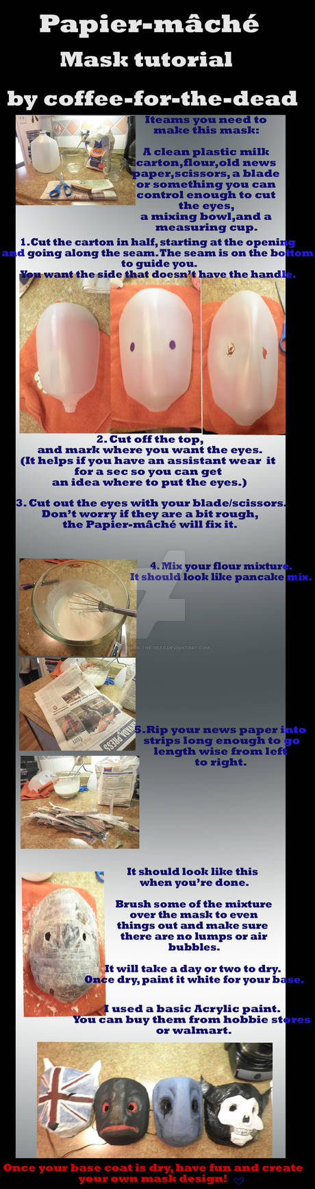 How To Make A Paper Mache Mask