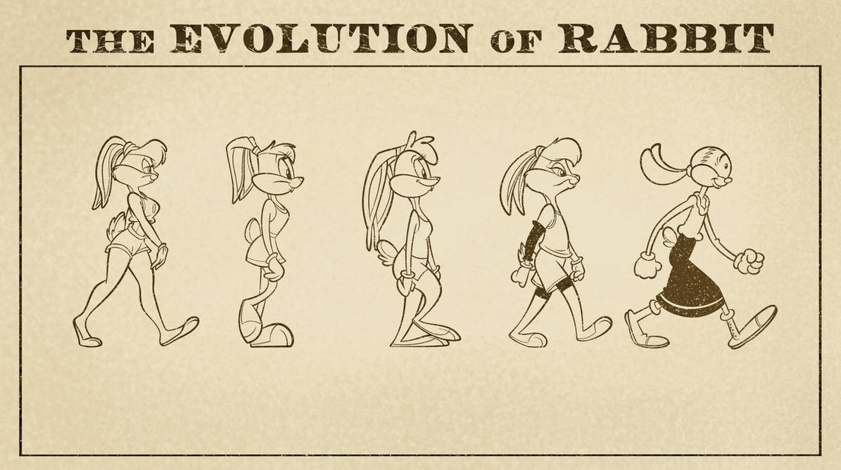 The Rabbit Evolution Or: 'On The Olivin' Of Species' by StanMort on DeviantArt