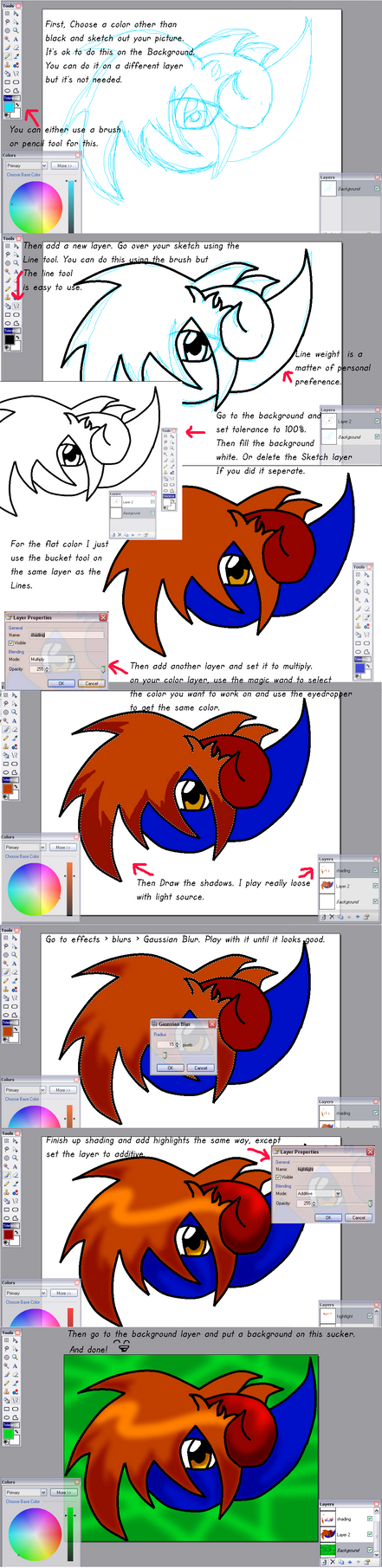 Paint.NET Tutorial by ViciousVeggie on DeviantArt