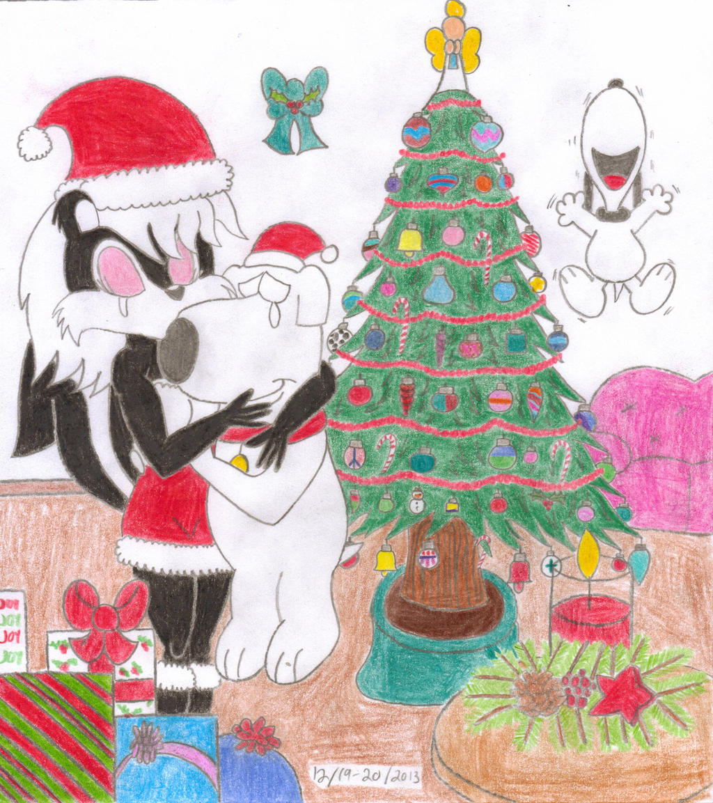 Christmas Greeting With Jenni Skunk By Shrekrulez On Deviantart Christmas Greeting With Jenni Skunk By Shrekrulez On Deviantart