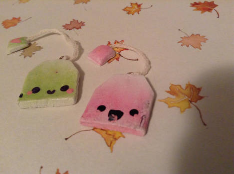 Polymer Clay Tea Bag Charms