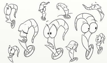 Earthworm Jim faces