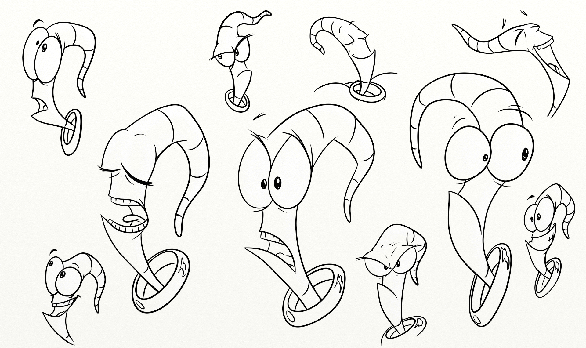 Earthworm Jim faces