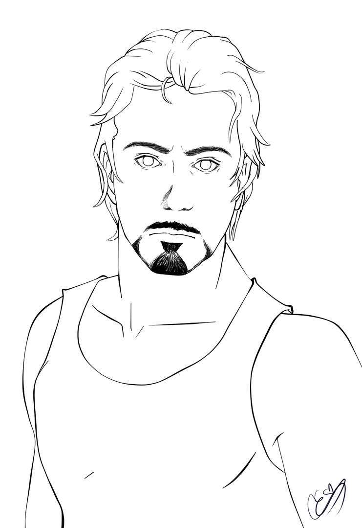 Tony Stark Coloring Pages tony-stark-coloring-pages