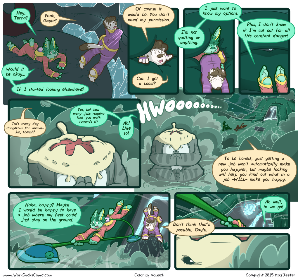 Work Sucks - Page 246 - A Cave!