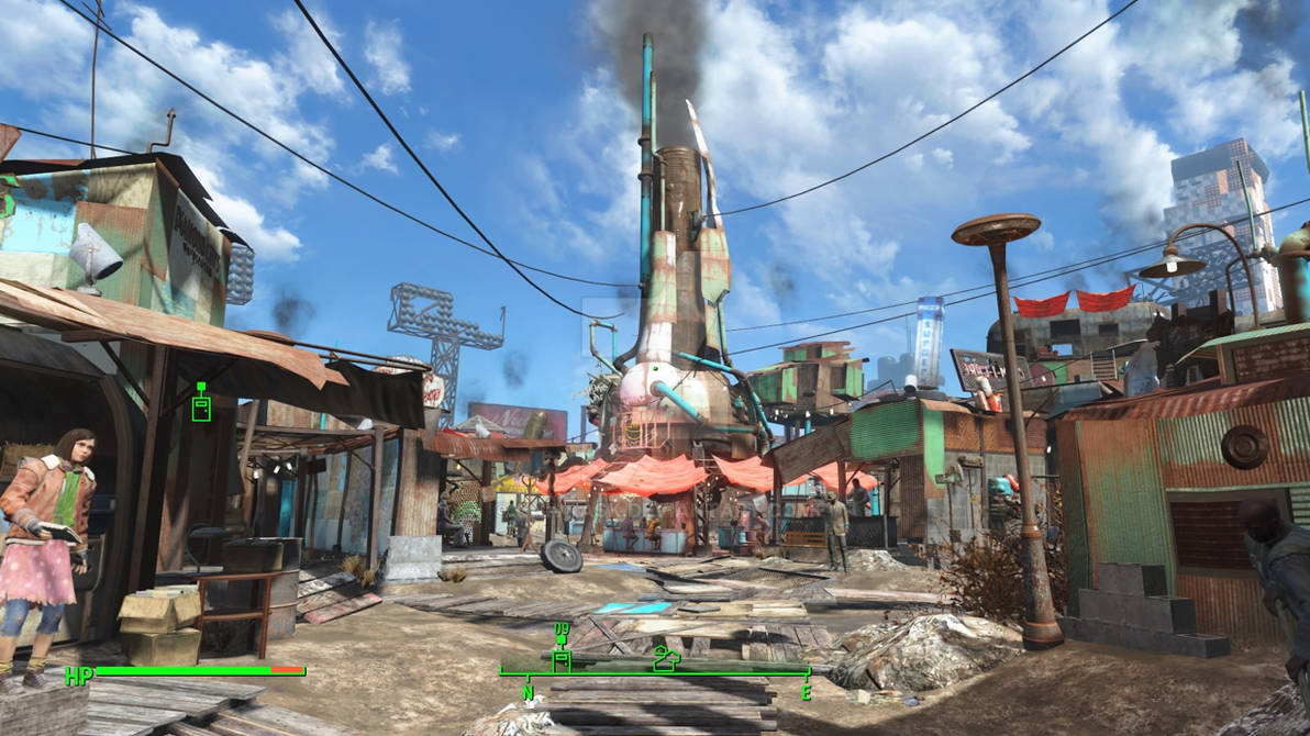 Fallout 4 Diamond City by OniVrask on DeviantArt Fallout 4 Diamond City by OniVrask on DeviantArt