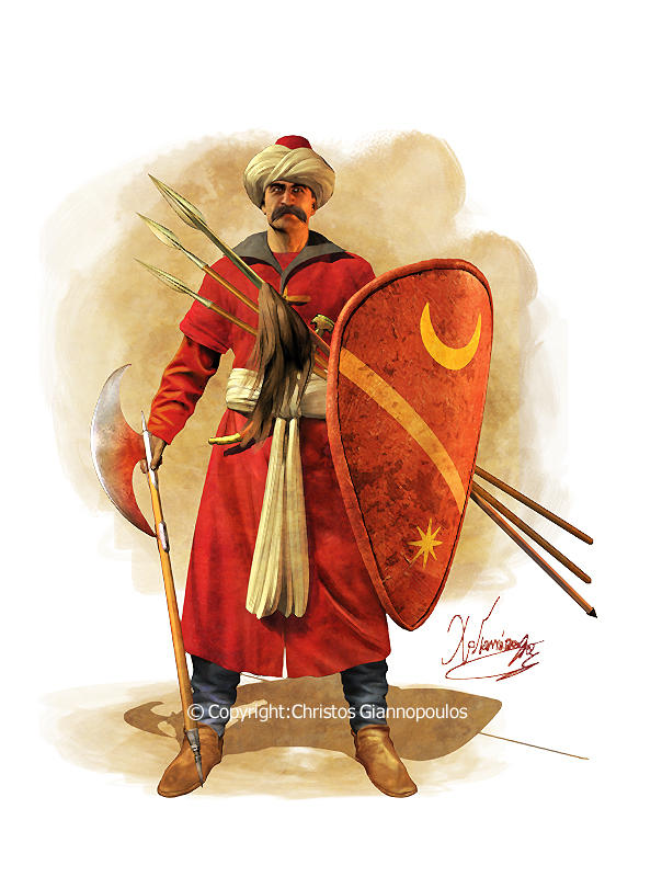Ottoman Infantry1453ad Siege Of Constantinople By Ottoman Infantry1453ad Siege Of Constantinople By