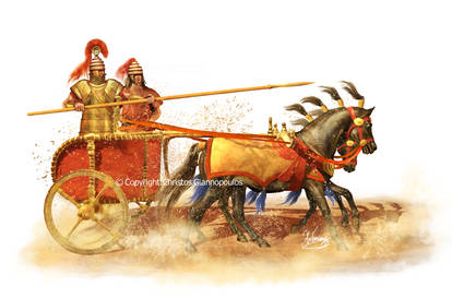 Mycenaean chariot speed testing(1500 Bc.)