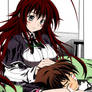 Rias Gremory and Issei Hyoudou