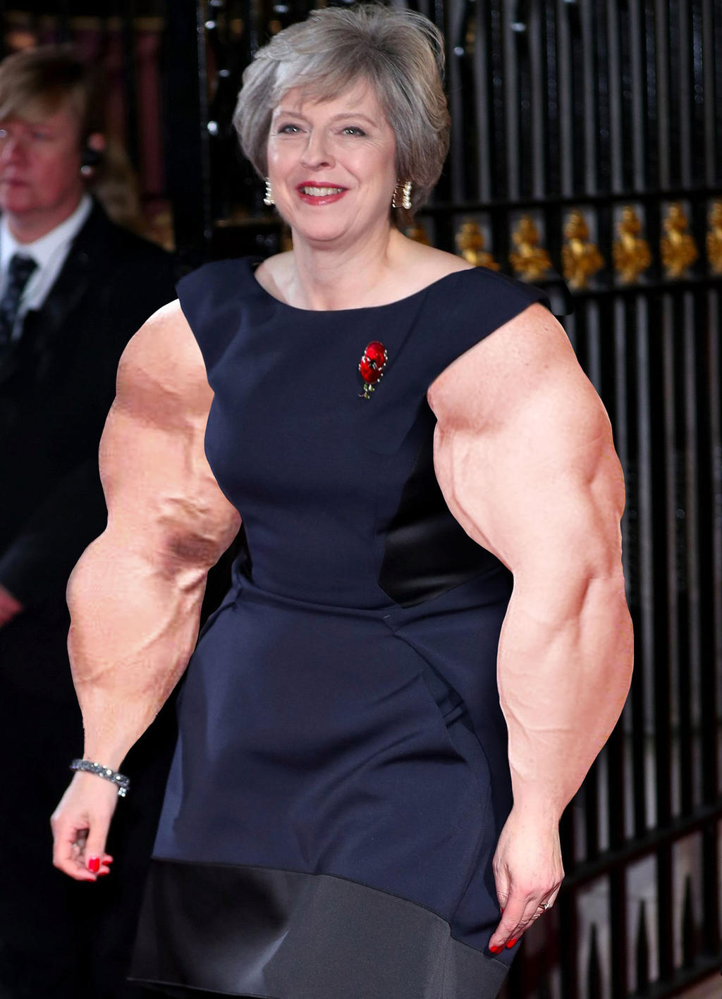 Muscular Ruth Theresa and her biceps by hurutkredenc on DeviantArt