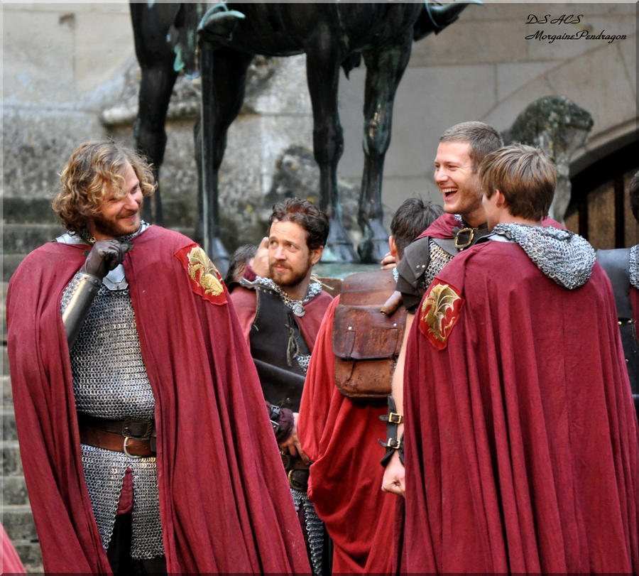 Pierrefonds Sept.2012 - The knights and their king