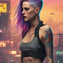 Cyberpunk Kristen Stewart