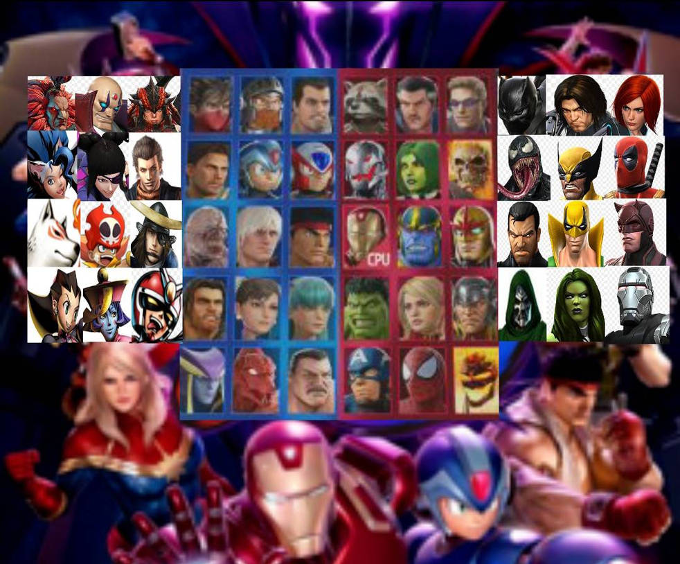 my marvel vs infinite roster by saiyanpikachu on DeviantArt