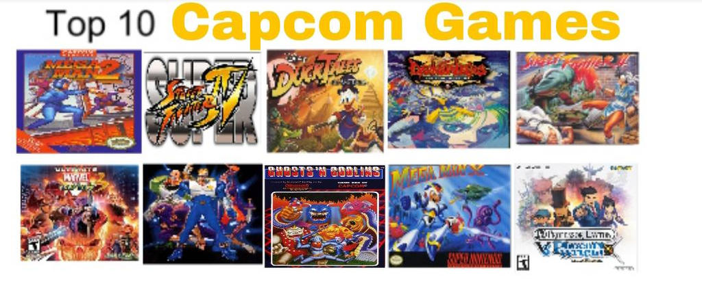 top 10 favorite games by saiyanpikachu on DeviantArt