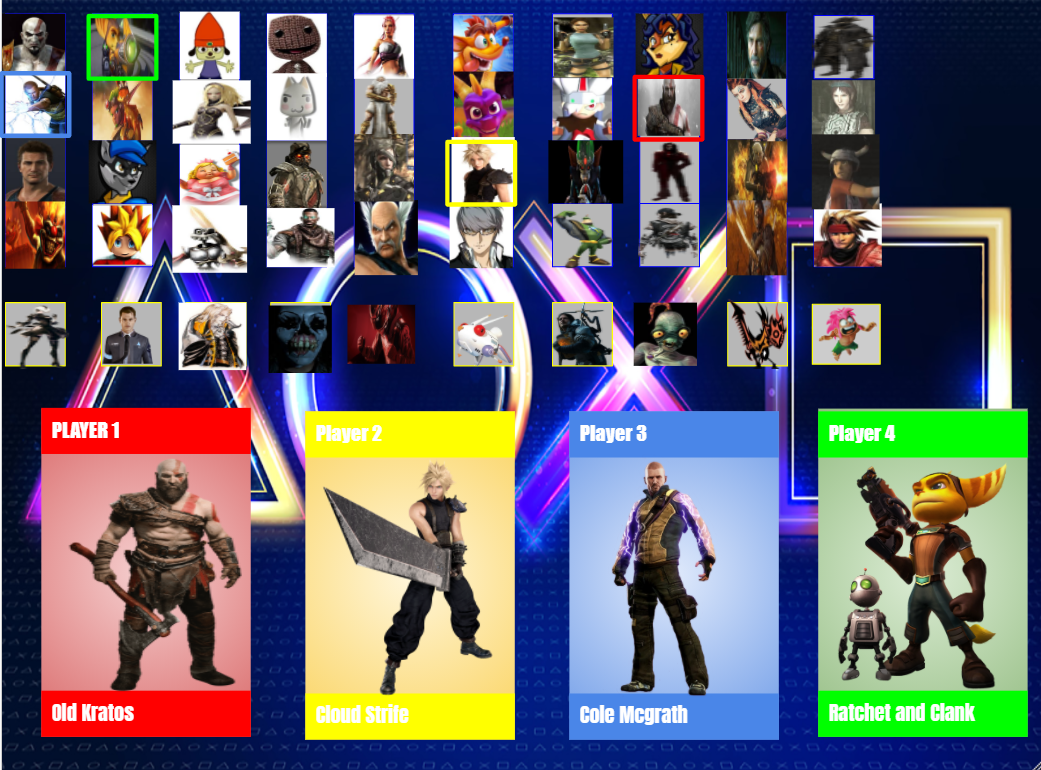 Revamped Memories Roster PS all-stars 2 roster (REVAMPED) by saiyanpikachu on DeviantArt
