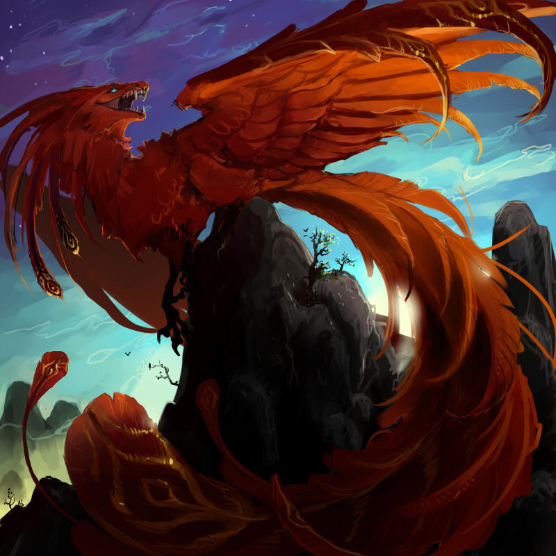 Simurgh by BOOBtheENCHANTER on DeviantArt