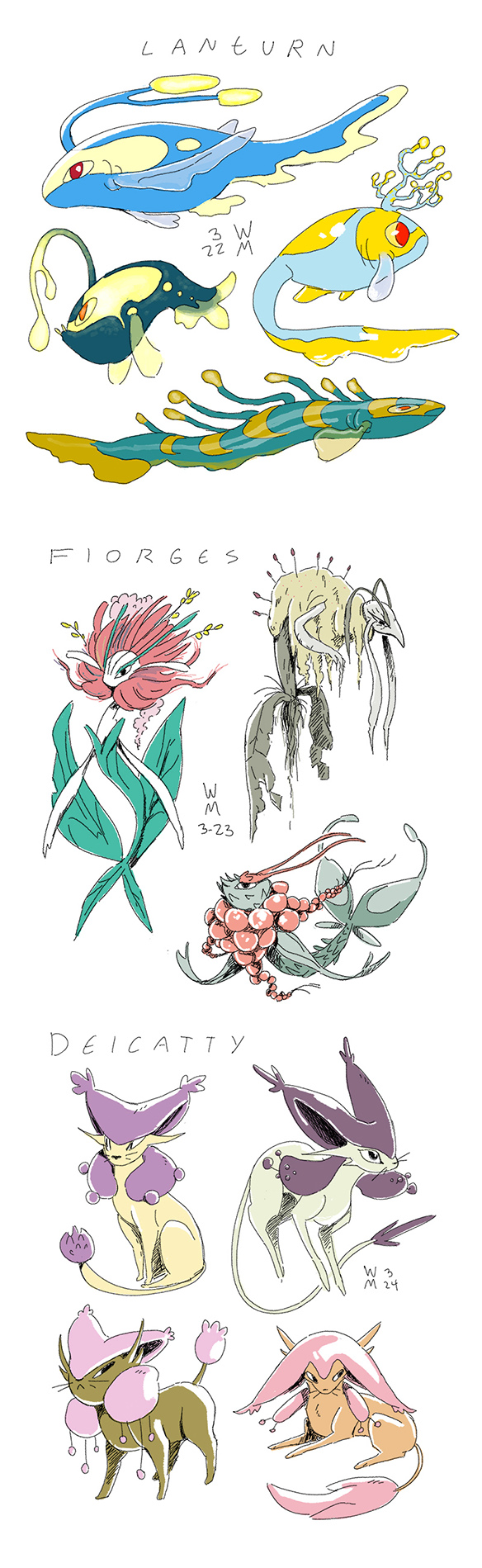 Vari Pokemon Pokemon Variants by WendyMartin on DeviantArt