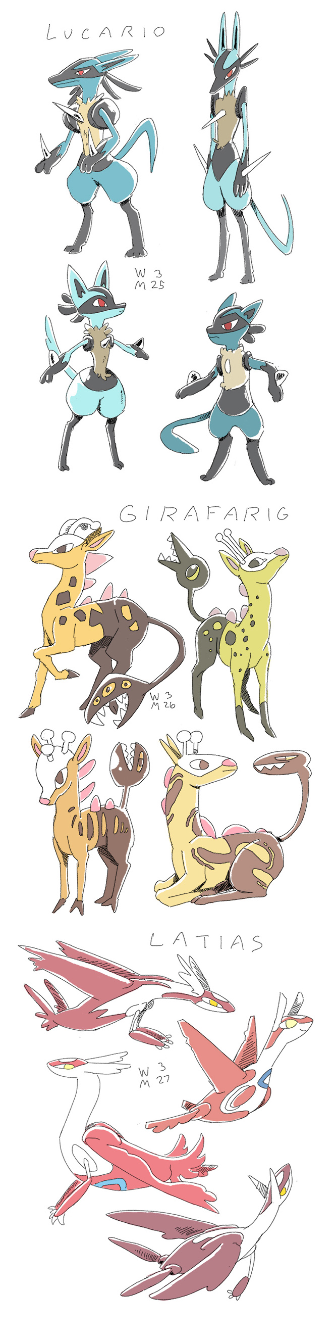 Vari Pokemon Pokemon Variants 2 by WendyMartin on DeviantArt