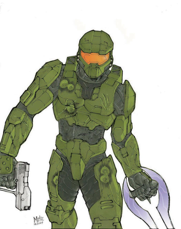 Master Chief Color Chart Master Chief- colored by MikeDimayuga on DeviantArt