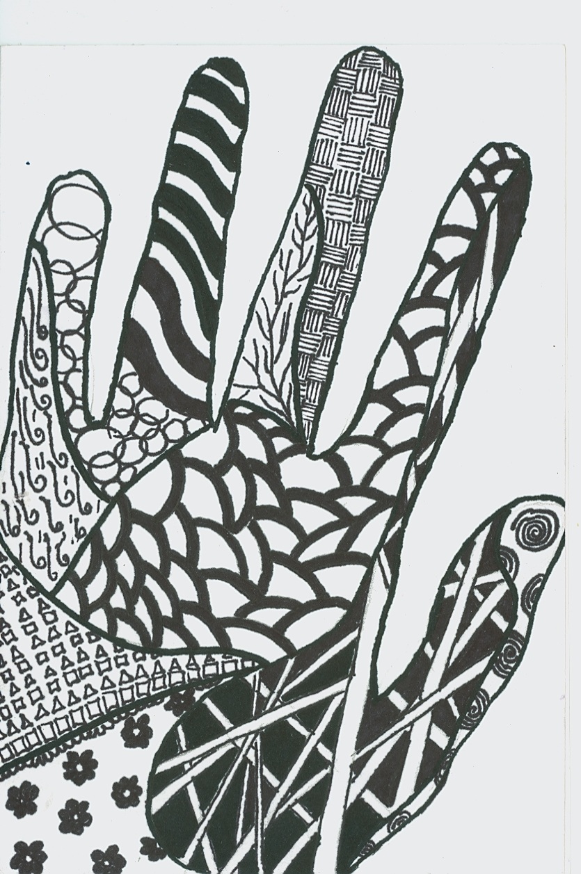 Zen - tangle hand