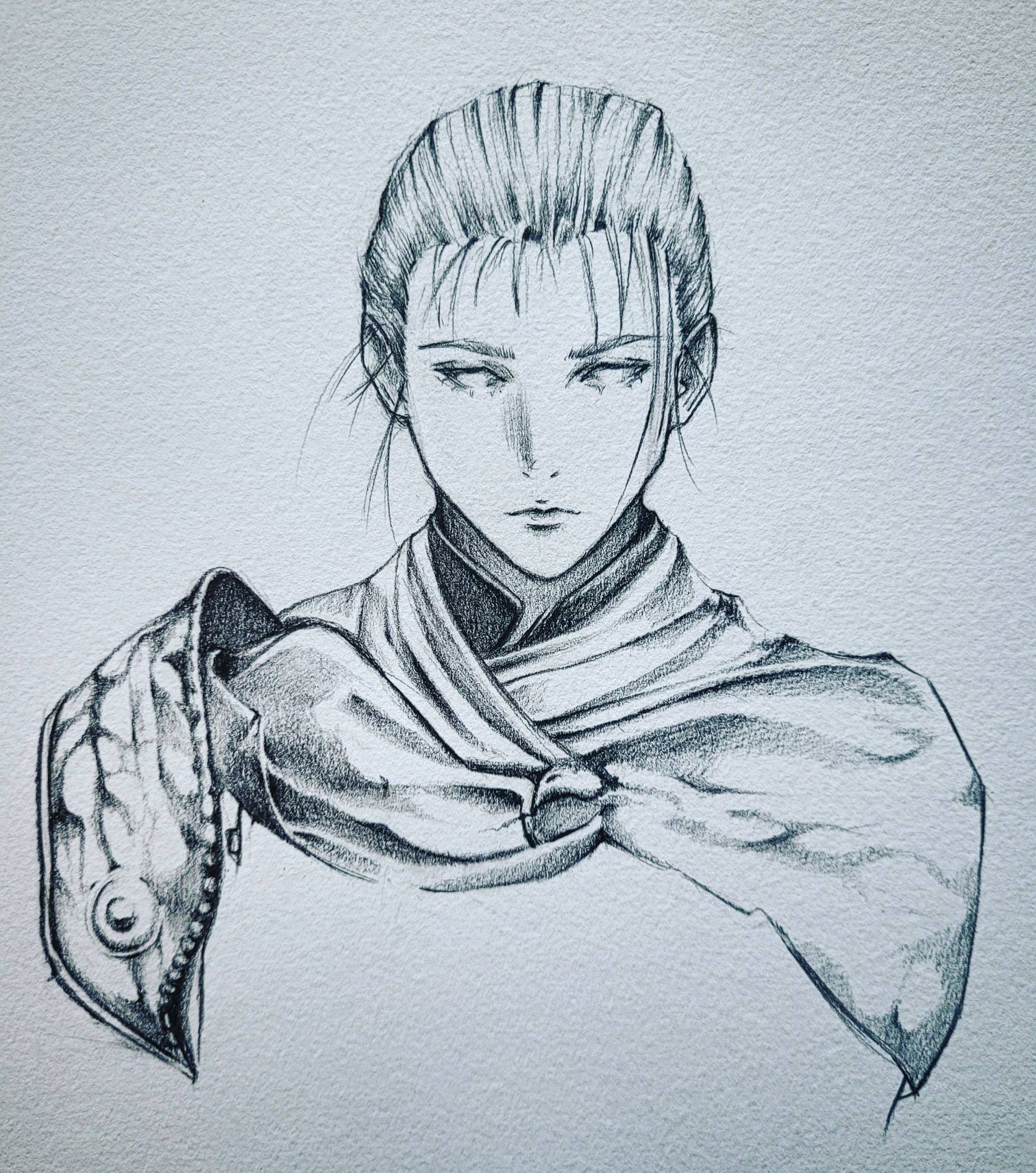 malenia blade of miquella (elden ring) drawn by shimhaq