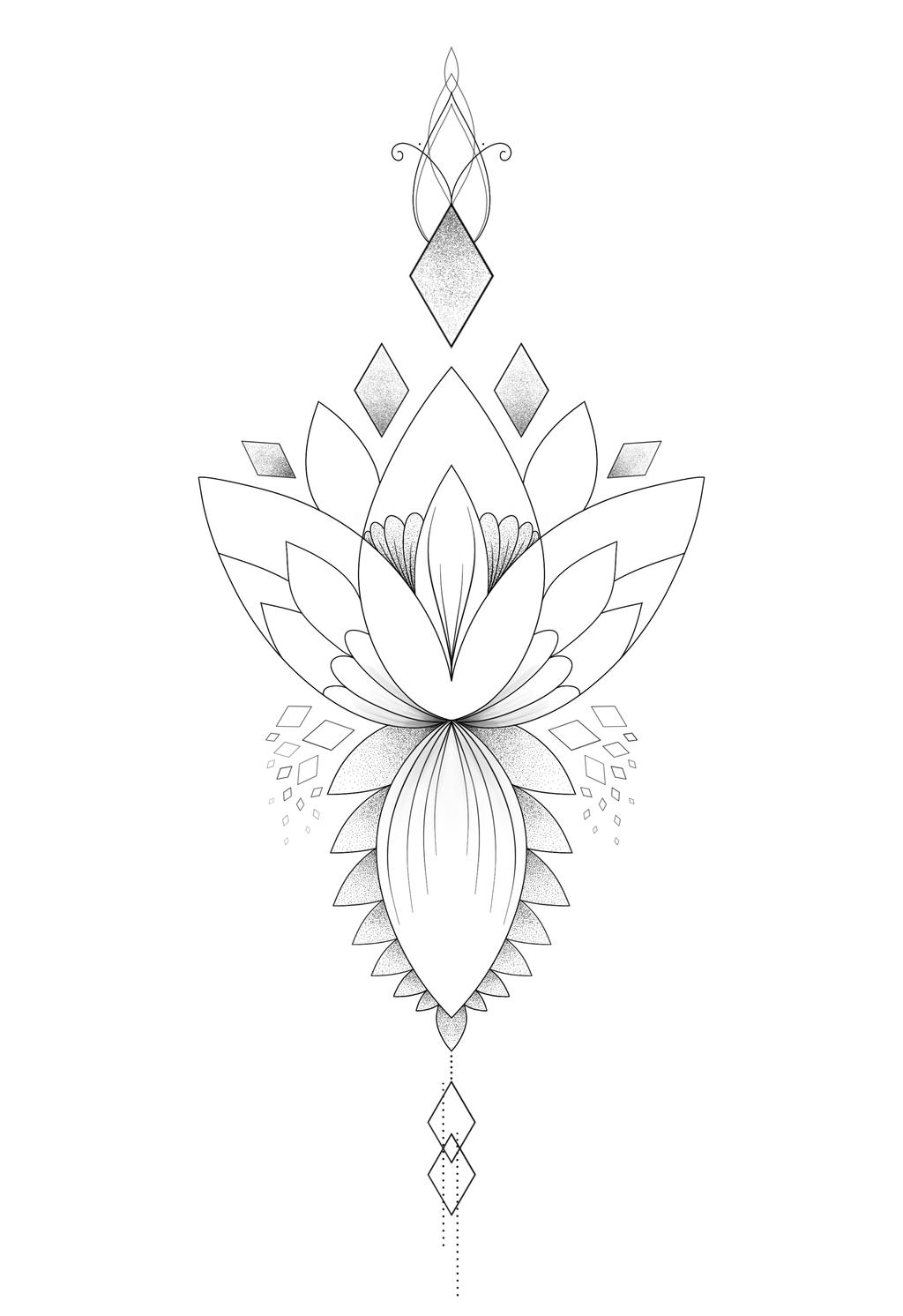 Lotus flower tattoo art by Soppeldunk on DeviantArt