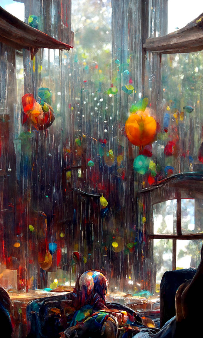 Indoor Raining Drawing Raining inside by RasrGallery on DeviantArt