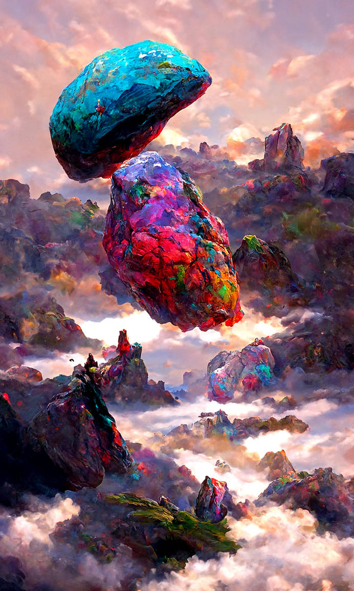 Magic rocks by RasrGallery on DeviantArt