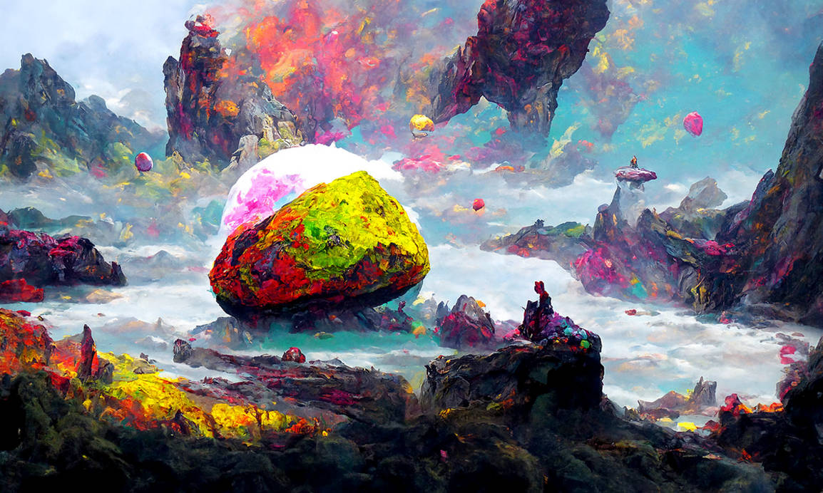 Magic rocks by RasrGallery on DeviantArt