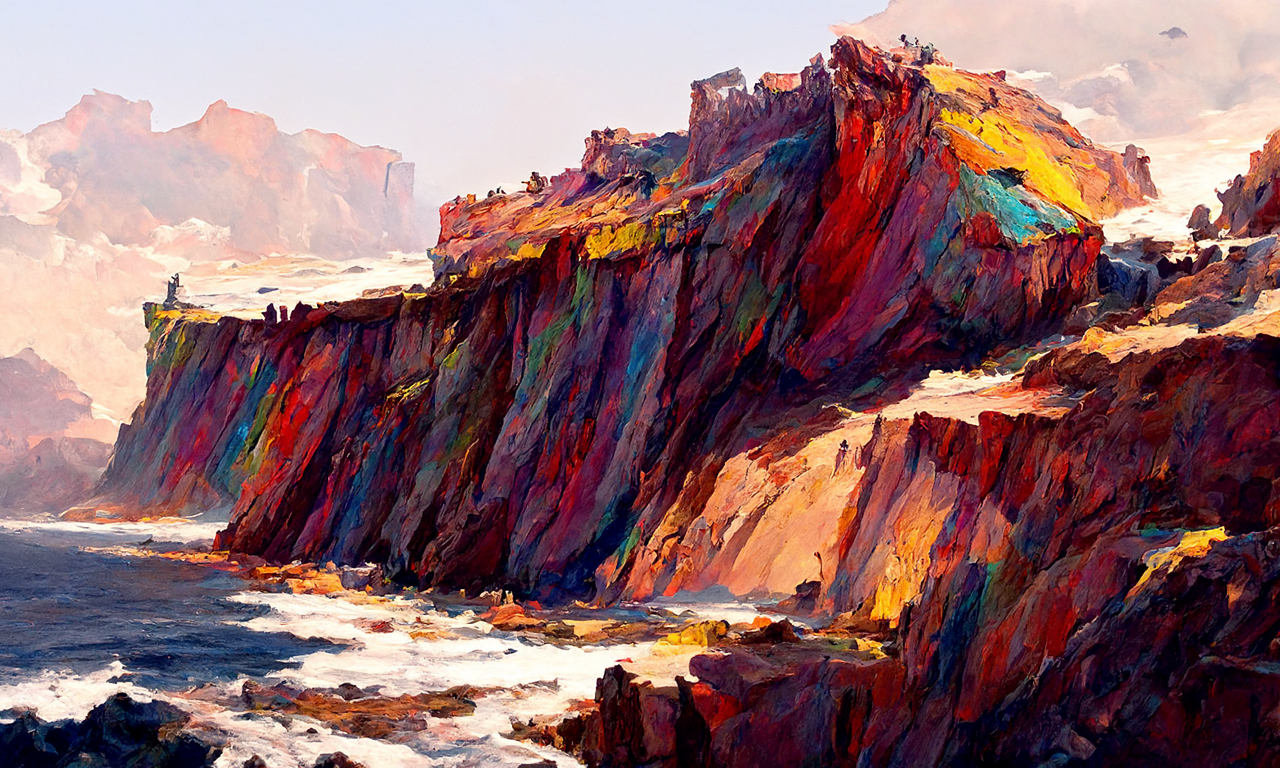 Edge Cliff Color Cliff edge by RasrGallery on DeviantArt