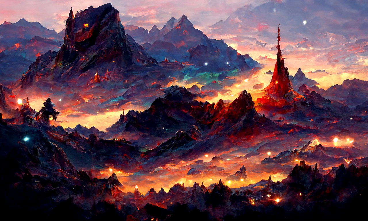 Mountainscape by RasrGallery on DeviantArt