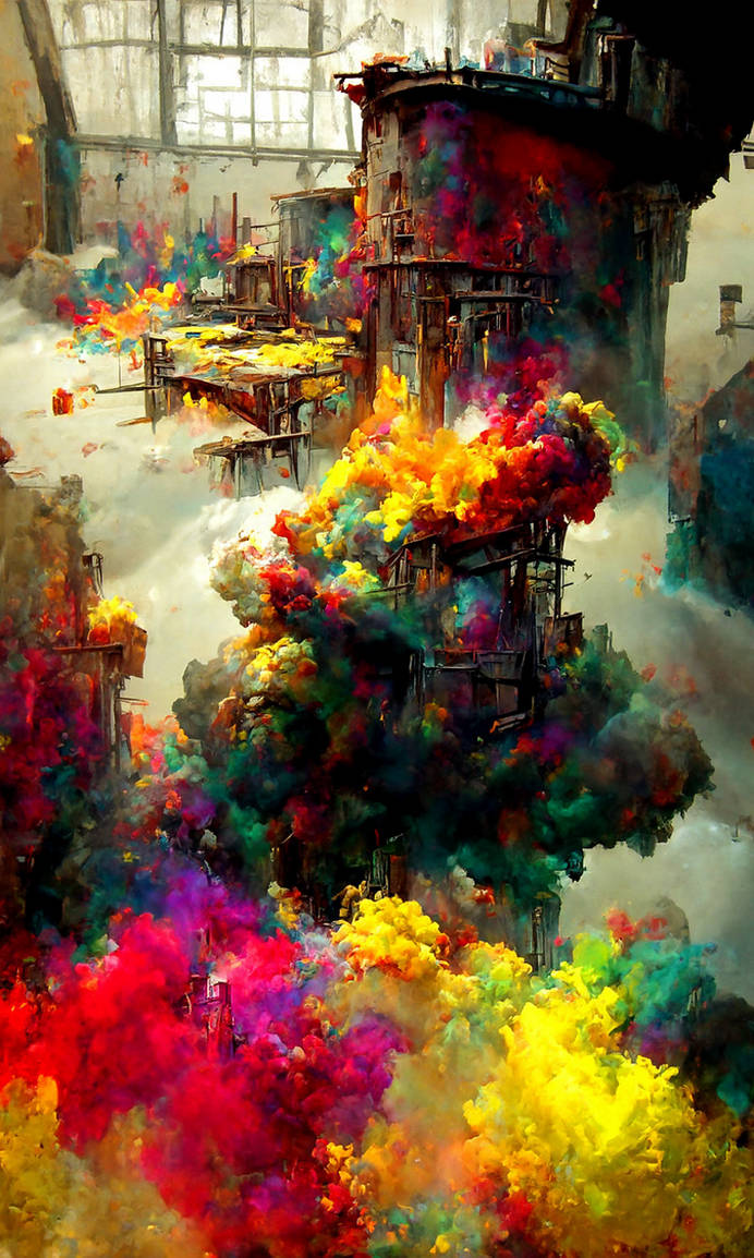 Factory Exploding Stockart Explosion in the ink factory by RasrGallery on DeviantArt
