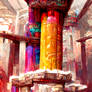 Columns temple