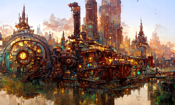 Steampunk cities