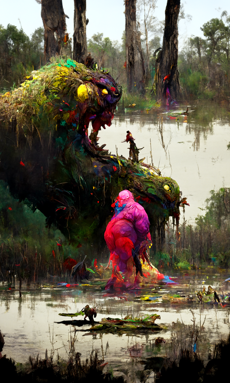 Swamp creatures by RasrGallery on DeviantArt
