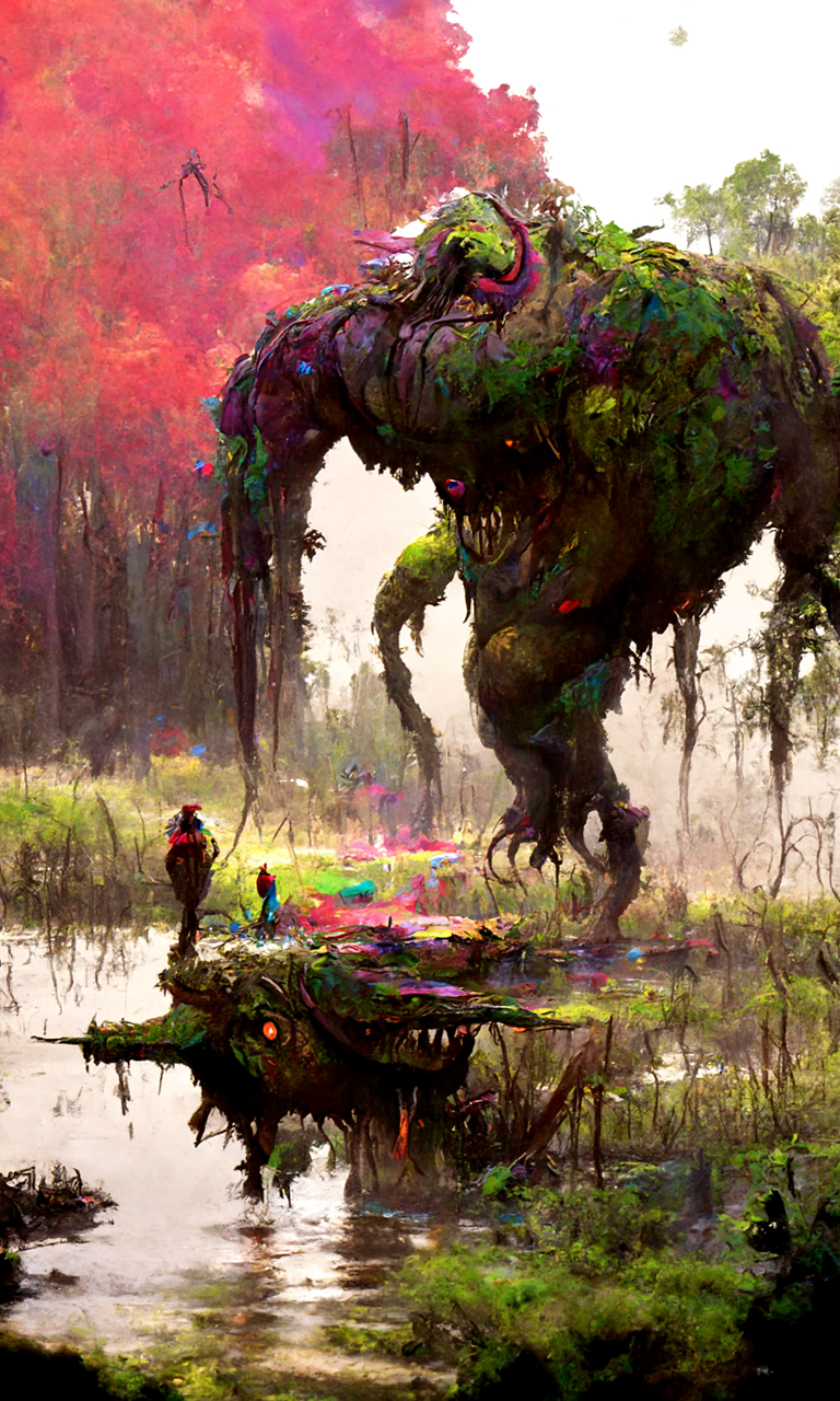 Swamp creatures by RasrGallery on DeviantArt