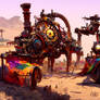 Steampunk desert machines