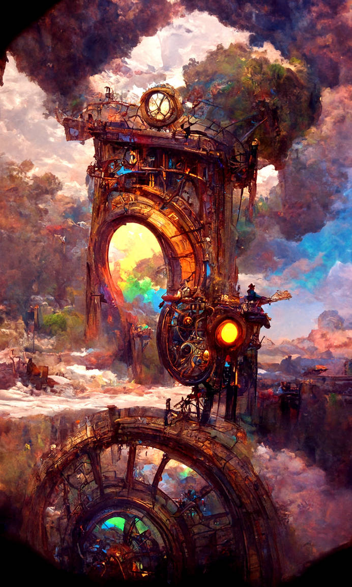 Steampunk time machine by RasrGallery on DeviantArt