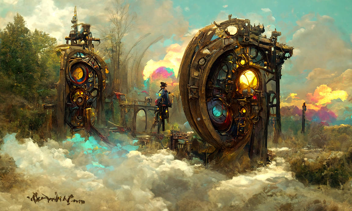 Steampunk time machine by RasrGallery on DeviantArt