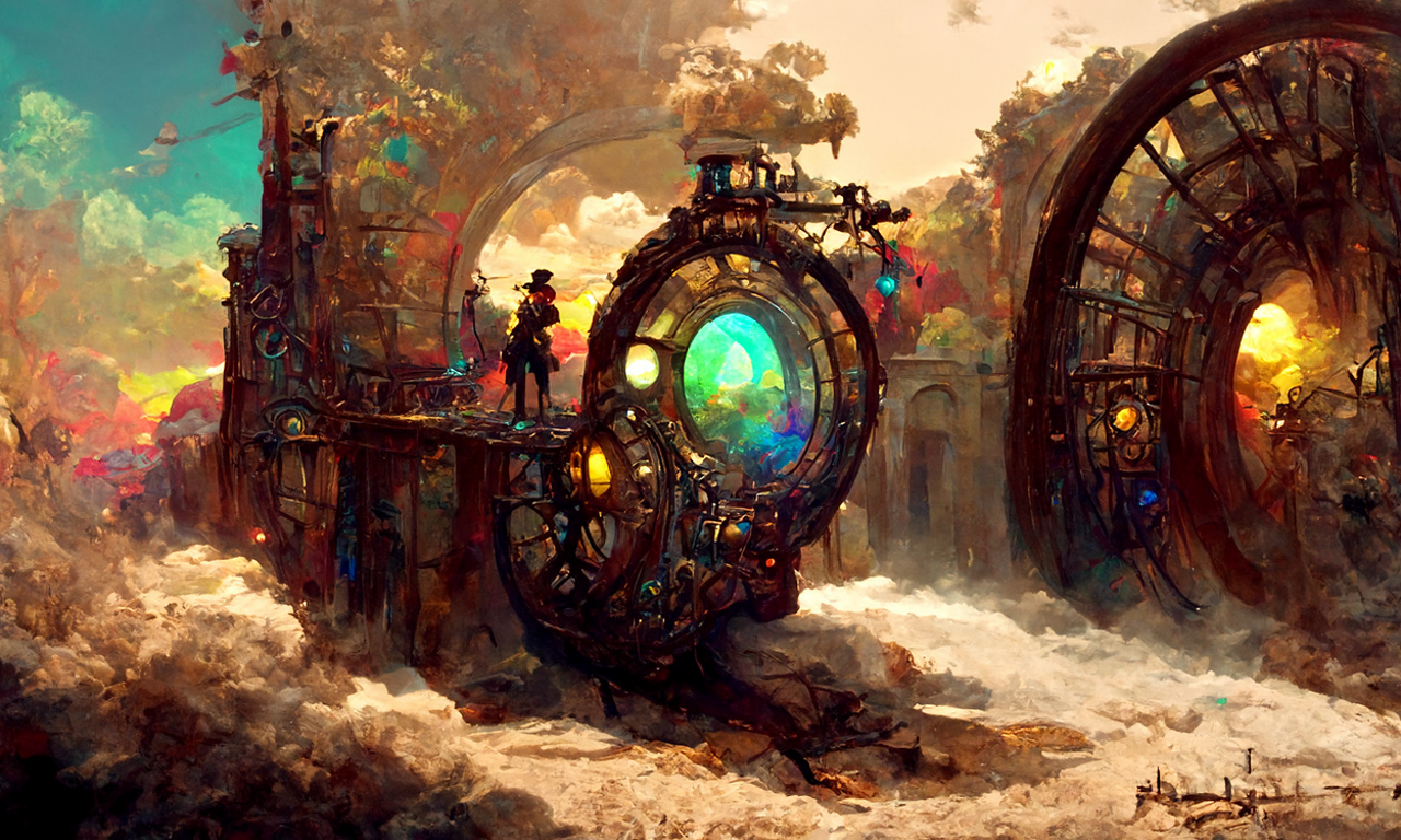Steampunk time machine by RasrGallery on DeviantArt