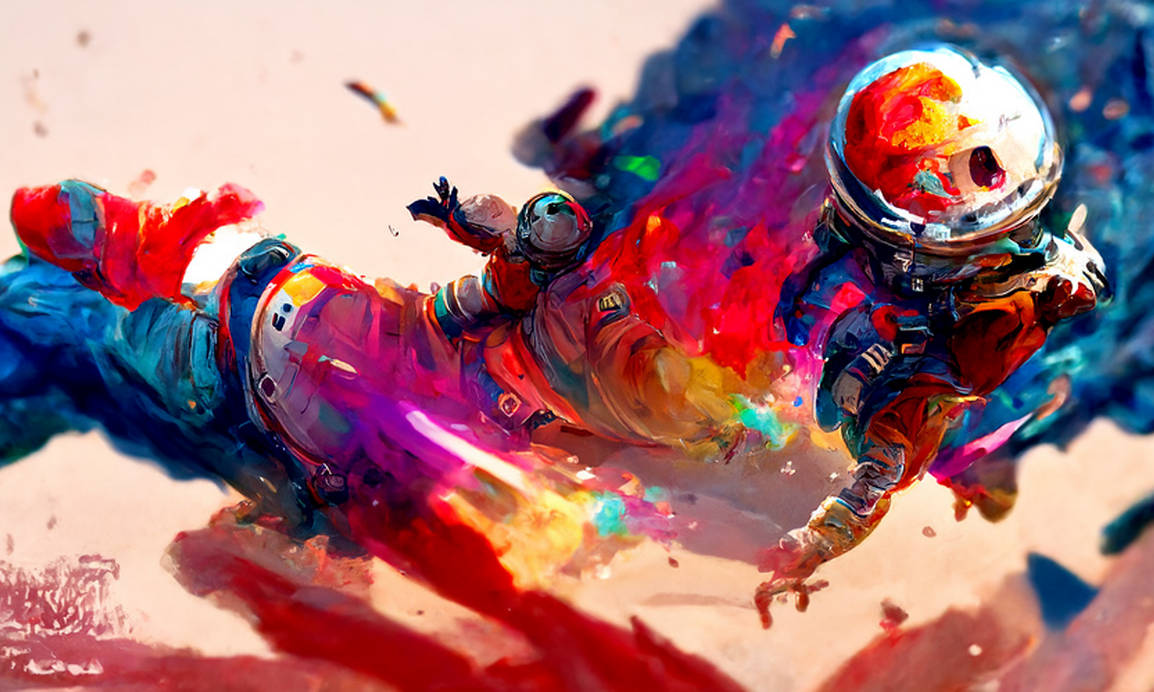 Falling in space by RasrGallery on DeviantArt