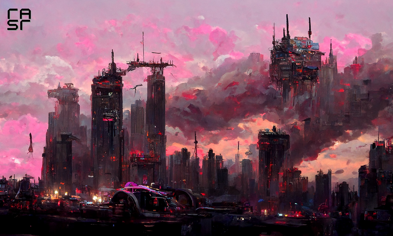 Premium Photo  Cyberpunk cityscape futurist illustration