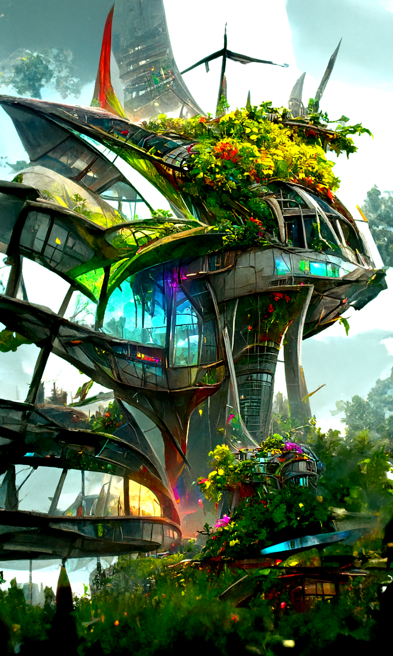 Solarpunk by RasrGallery on DeviantArt