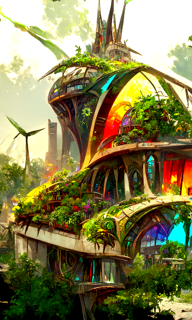 Solarpunk by RasrGallery on DeviantArt