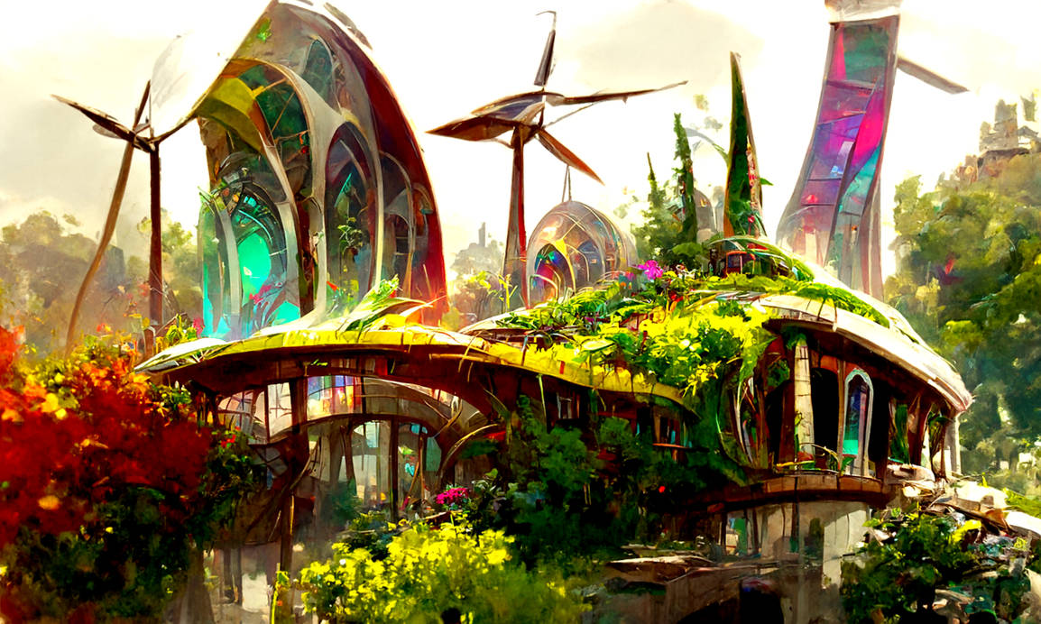 Solarpunk by RasrGallery on DeviantArt